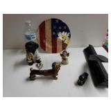 Patriotic Plate, Figurines,  Hole Punch