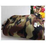 Camouflage Fleece Throw
