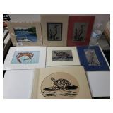 Serigraph And Watercolor Pictures By Rose Doster