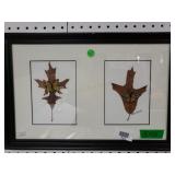 Leaf And Butterfly Art By Rose Doster