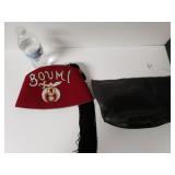Shriners Fez Hat And Bag