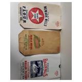Antique Flour And Table Meal Paper Bags