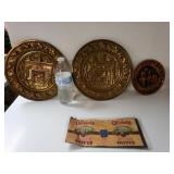 Vintage Wall Decor And Olive Can Wrapper