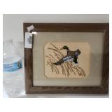 Duck Needlepoint Picture