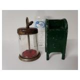 Vintage Press And Mailbox Bank