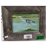 Blue Heron Painting By Rose Doster