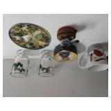 Christmas Mugs, Bird Figure & More