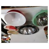 Assorted Bowls, Strainers & More