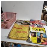 Basket & Elvis Memorabilia