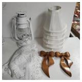 White Lantern,  White Lampshades(6) & More