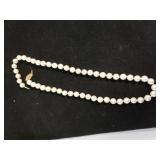 Pearl Like Necklace No Markings Needs Repair