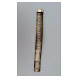 Ladies Two-tone Bracelet - Marked Italy 925