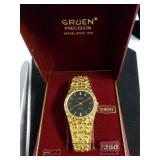 Gold Tone Gruen Watch