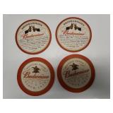 Budweiser Paperboard Coasters
