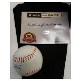 Autographed Baseball With Certificate Of