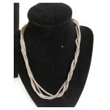 Ladies Magnetic Clasp Necklace No Markings