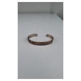 Ladies Starburst Design Cuff Bracelet - Italy 925