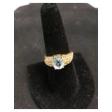 Gold Ring Marked 14k HGE Size 7.5