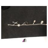 Charm Bracelet Marked Sterling