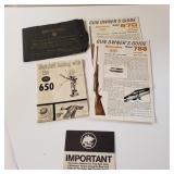 Vintage Gun Paperwork