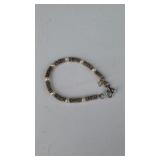 Ladies Beaded Bracelet - Clasp Marked 925