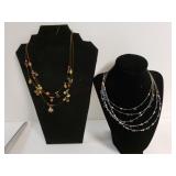 Ladies Beaded Necklaces No Markings