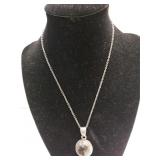 Silver Tone Necklace Marked Lisa Leonard