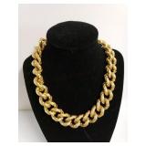 Gold Tone Necklace Marked Anne Klein