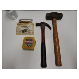 Hammer. Sledge Hammer Measuring Tape And Hunting