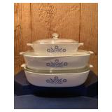 Corning-Ware 3 piece set