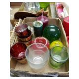 Assorted Candle Holders , Candles