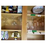 Assorted Glass Stemware & More