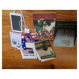 Assorted Books, Samsung TABLET