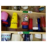 Assorted Plastic Cups