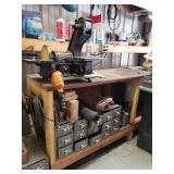 Craftsman Belt/ Disc Sander 8 inch And Workbench