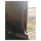 Mailbox And Two Metal Poles