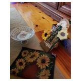Decorative Wooden Women, Bowl, Placemat P