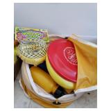 Assorted Play Things, Water Bottle & More