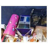 Blue Candle Lantern, Birthday Glass, Casio Radio