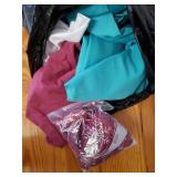 Assorted Commercial Tablecloths, Teal  & Red,