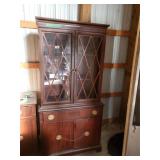 Dark Wood Buffet Cabinet (Needs Some Work)