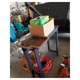 Oil Drip Oan, Table, Containers Of Salt & More