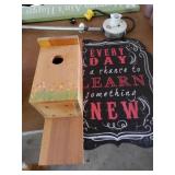 Birdhouse,  Everyday Sign