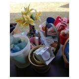 Assorted Bowls, Flower Pits & More