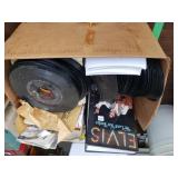 Assorted 45 Records, Elvis  Book & More