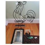 Rooster Wall Decor,  Necessary Room Sign & More