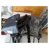 Rosetti Black Backpack Purse & Grey/black Purse