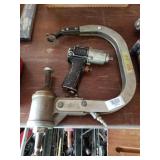 Large C Clamp And Air Drill