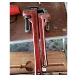 Two Pipe Wrenches
