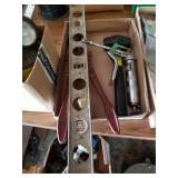 Level, Hammer, Clippers And Grease Gun